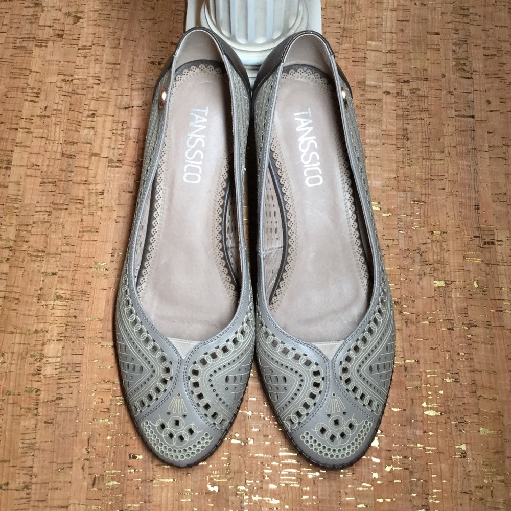 Tanssico Beige Casual Heel Shoes